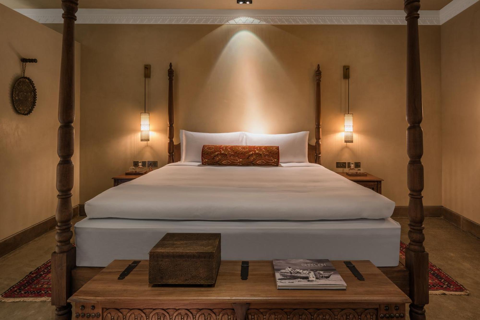The Chedi Al Bait, Sharjah Hotel Exterior photo A bedroom at the Taj Mahal Palace