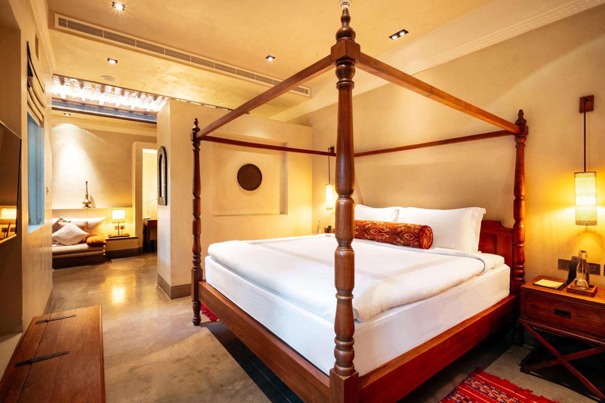 The Chedi Al Bait, Sharjah Hotel Exterior photo A bedroom at the Taj Mahal Palace