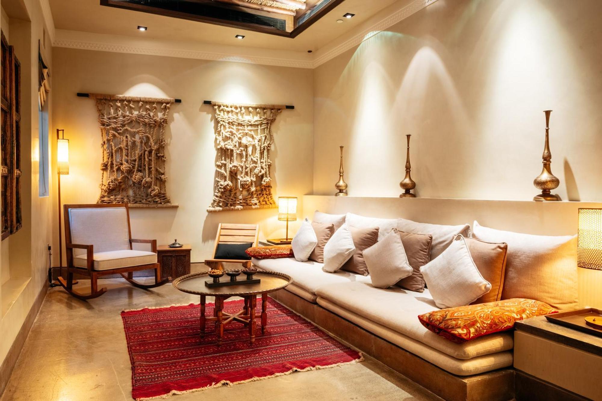 The Chedi Al Bait, Sharjah Hotel Exterior photo A living room in a hotel